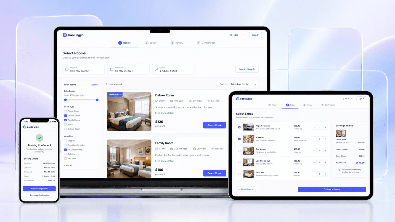 Direct booking engine